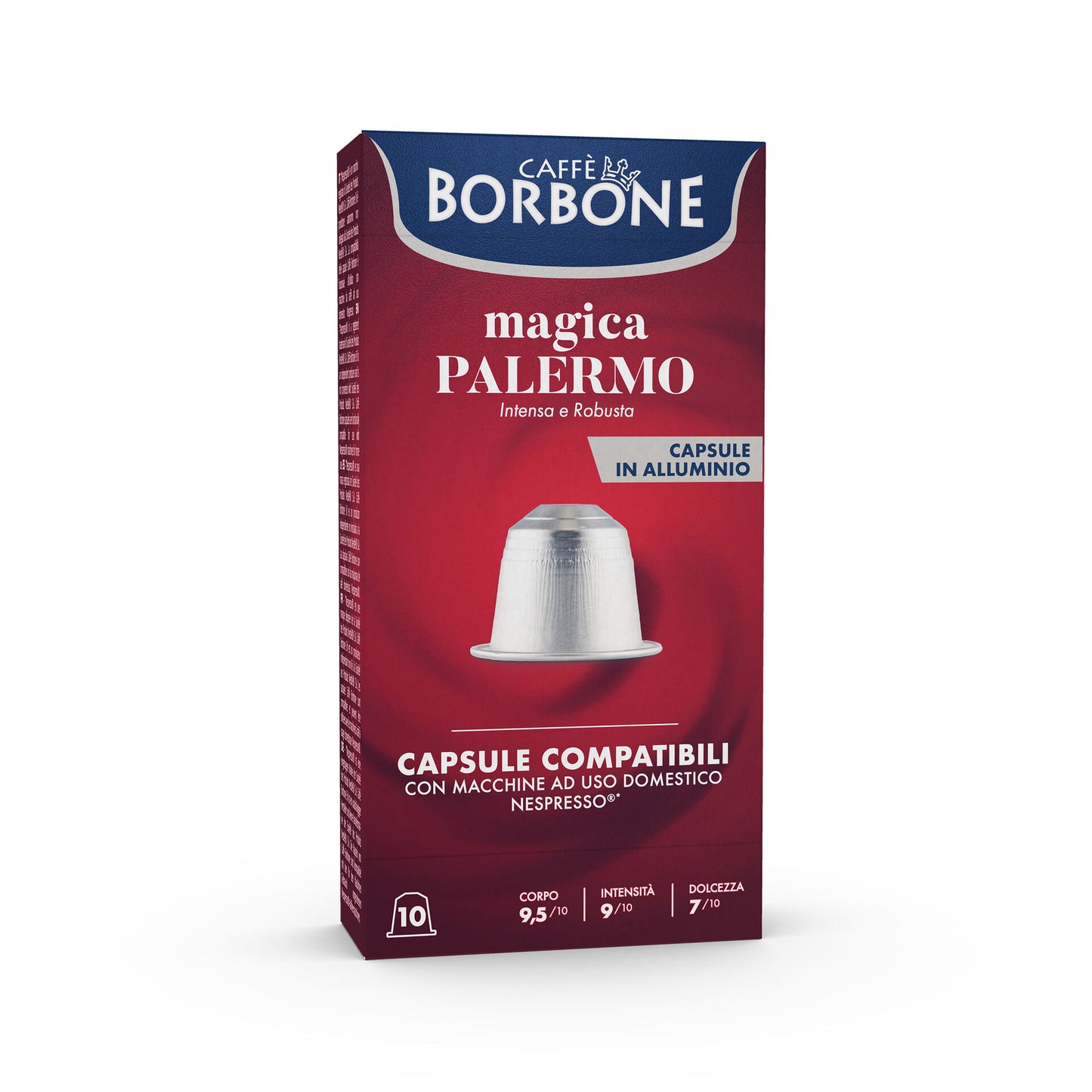 Caffè Borbone – Compatibile con Nespresso – Capsule In Alluminio – Miscela Magica Palermo