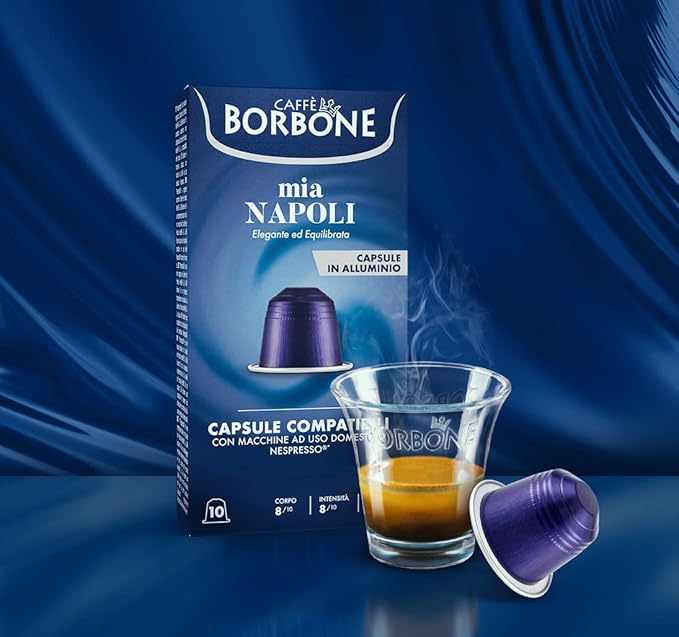 Caffè Borbone – Compatibile con Nespresso – Capsule In Alluminio – Miscela Mia Napoli