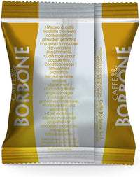 Caffè Borbone Respresso Oro – Nespresso-kompatibel – Premium- und Aromamischung – Schachtel mit 50 Kapseln 