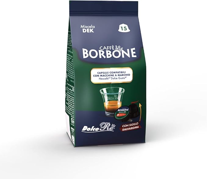 Caffè Borbone –Dolce Gusto – Miscela Decaffeinata