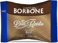 Caffè Borbone Don Carlo Blu – kompatibel mit Modo Mio – intensiver und cremiger Geschmack – Packung mit 50 Kapseln 