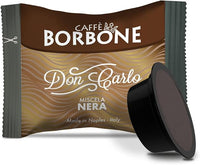 Caffè Borbone Don Carlo Nera – Eine mit Modo Mio kompatible Mischung – Intensive und entscheidende Mischung – Schachtel mit 50 Kapseln 
