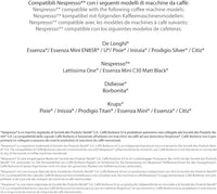 Caffè Borbone Respresso Blu – Nespresso-kompatibel – Ausgewogener und cremiger Geschmack – Box mit 50 Stück 