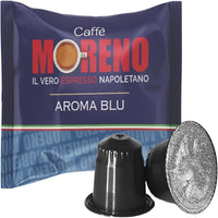 Caffè Moreno - 100 Capsule Compatibili Nespresso - Aroma Blu