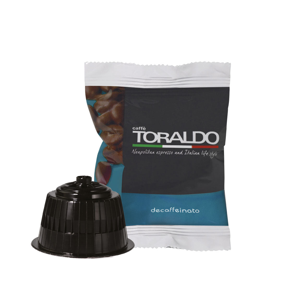Toraldo Kaffee – 100 Dolce Gusto-kompatible Kapseln – Entkoffeinierte Mischung 