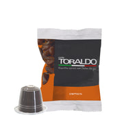 Toraldo Kaffee – 100 Nespresso-kompatible Kapseln – Cremige Mischung 