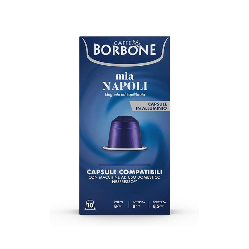 Caffè Borbone – Compatibile con Nespresso – Capsule In Alluminio – Miscela Mia Napoli