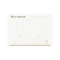 Rocard® | Planer 2025 | Wöchentlicher Tischplaner mit allen Daten auf hochwertigem Papier gedruckt | Tagebuch 2025 | Wöchentlicher Tischplaner 2025 | 53 Blätter 