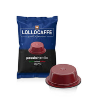 Caffè Lollo – 100 A Modo Mio-kompatible Kapseln – schwarze Mischung 