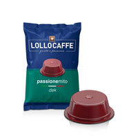 Caffè Lollo – 100 A Modo Mio-kompatible Kapseln – entkoffeinierte Mischung 