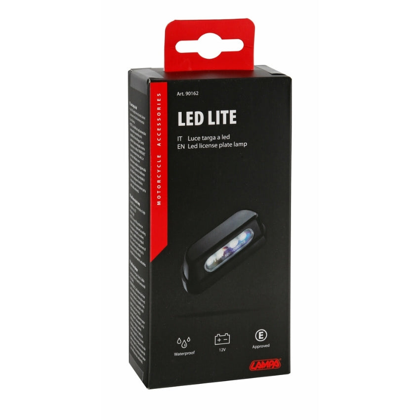 Lampa – Luce Targa a 4 LED – Bianco – Omologato