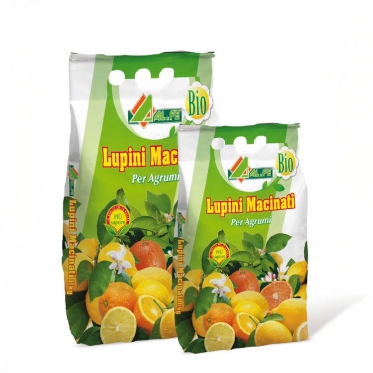 Alfe – Lupini Macinati – Concime per Limoni e Piante Acidofile – 5 Kg
