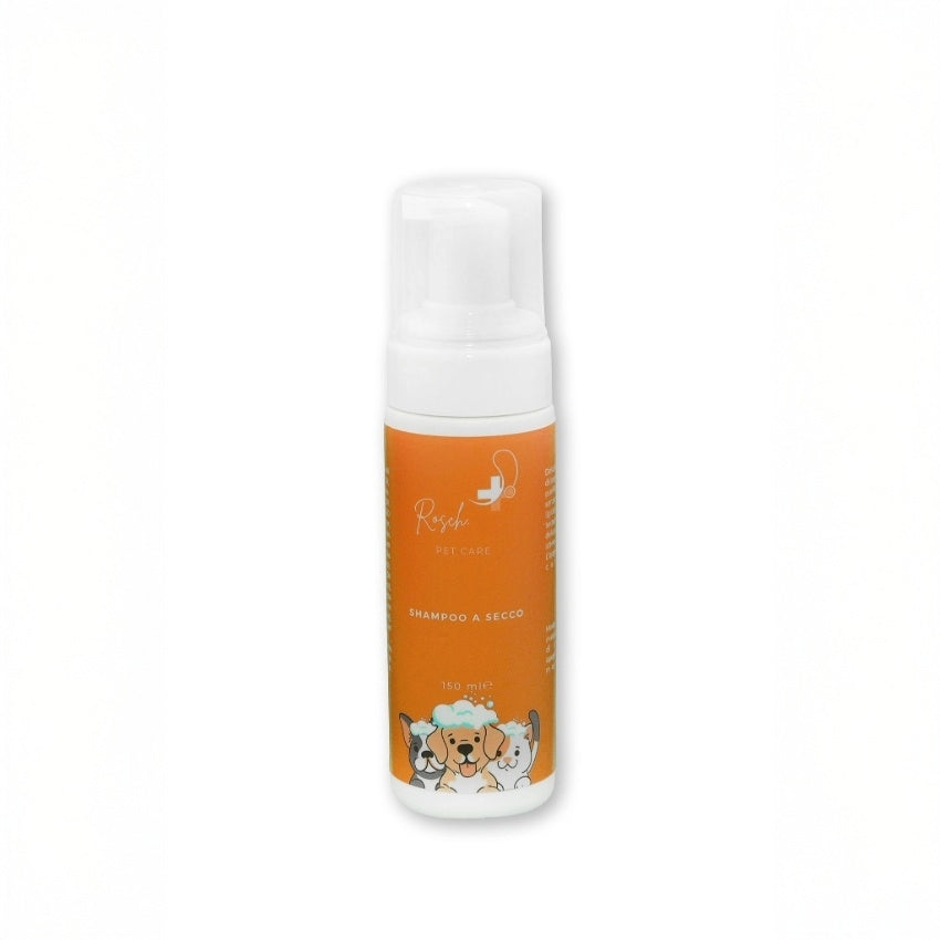 Rocard® | Shampoo a Secco Mousse | Ipoallergenico | Adatto a tutte le razze | Made in Italy | Nutriente | Naturale | 150 ML