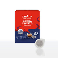 Caffè Lavazza - 100 Cialde Filtro Carta ESE 44 mm - Crema e Gusto