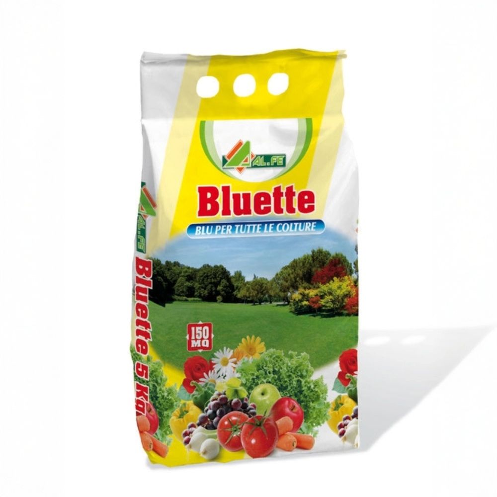 Alfe – 5 Kg – Bluette Concime per Tutte le Colture – Azoto, Fosforo, Potassio – Per una Crescita Ottimale delle Piante