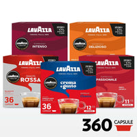 Lavazza Kaffee – A Modo Mio – Probiermischung – 360 Kapseln 