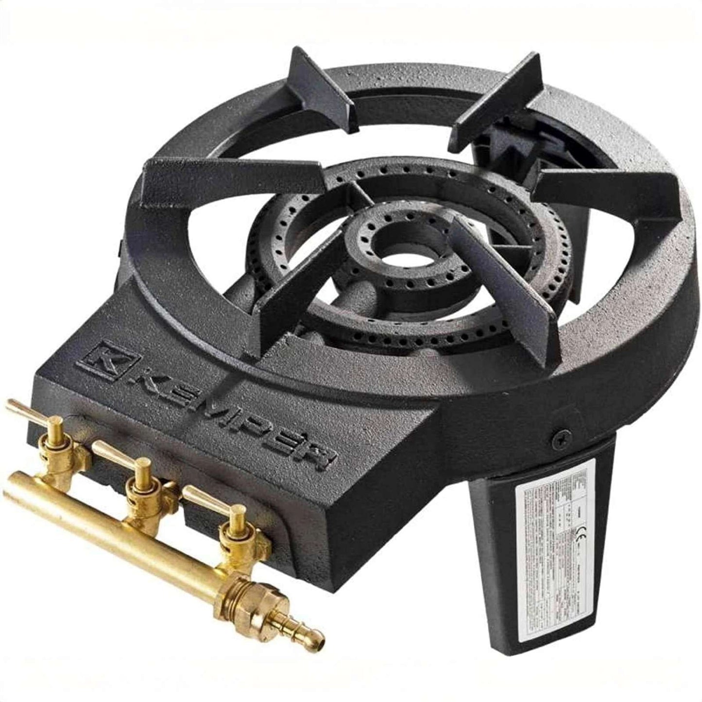 Kemper – 3-Zapfstellen-Gusseisenofen – 8,6 kW Leistung für professionelles Kochen im Freien 