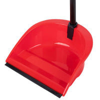 La Briantina – Platzsparender zusammenklappbarer Mülleimer mit Griff – Roter Kunststoff 