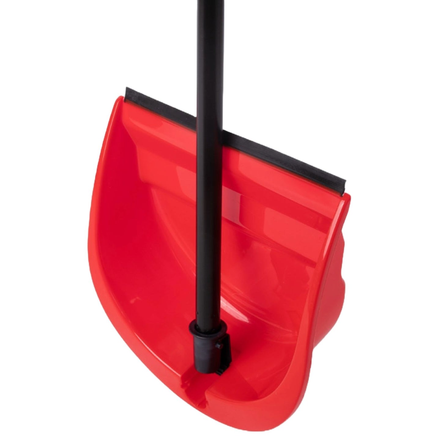La Briantina – Platzsparender zusammenklappbarer Mülleimer mit Griff – Roter Kunststoff 
