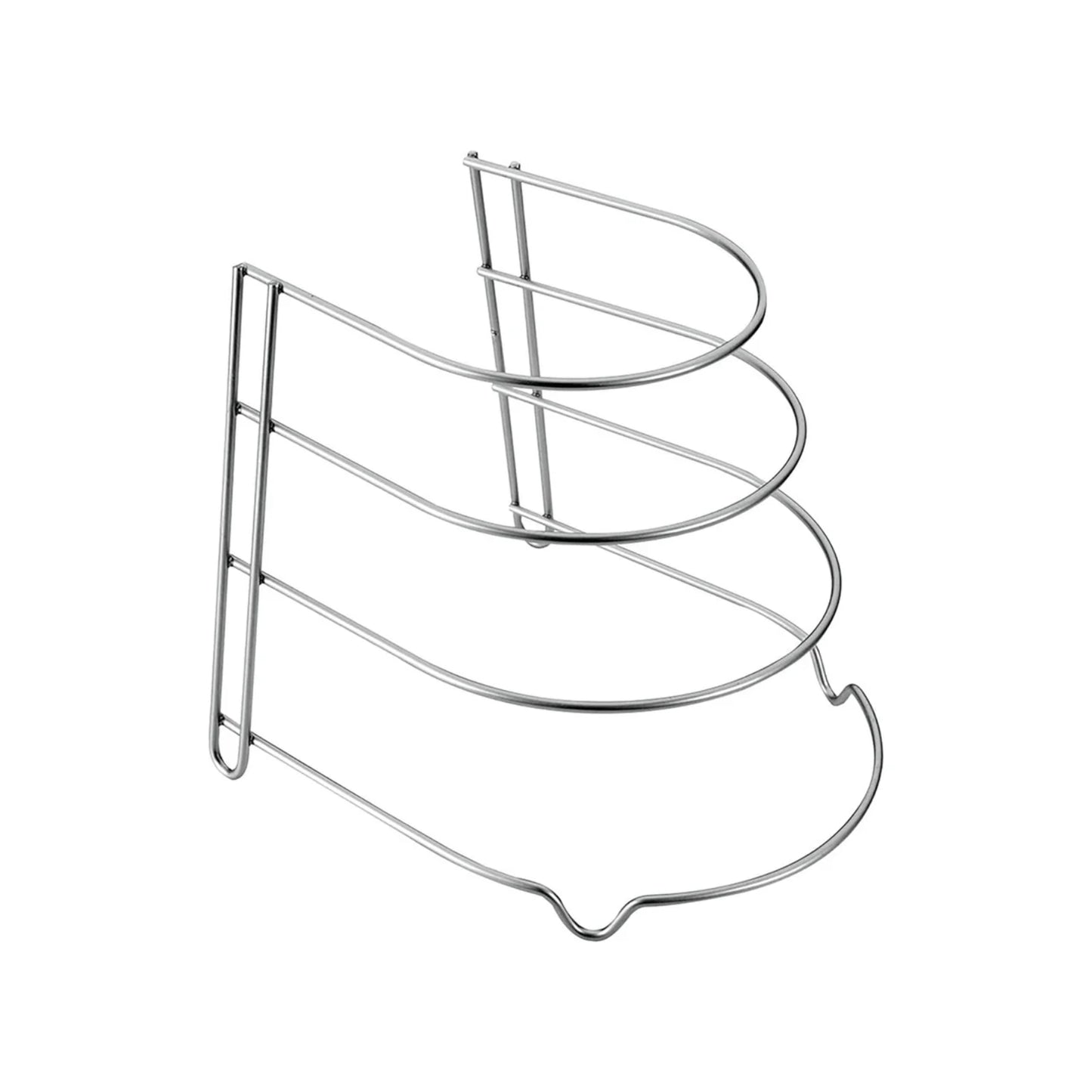Metaltex Canyon 4-fach Topfhalter – Platzsparende Küchenutensilien aus robustem Metall 