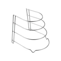 Metaltex Canyon 4-fach Topfhalter – Platzsparende Küchenutensilien aus robustem Metall 
