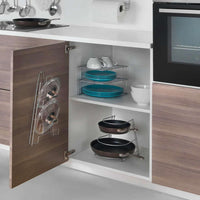 Metaltex Canyon 4-fach Topfhalter – Platzsparende Küchenutensilien aus robustem Metall 