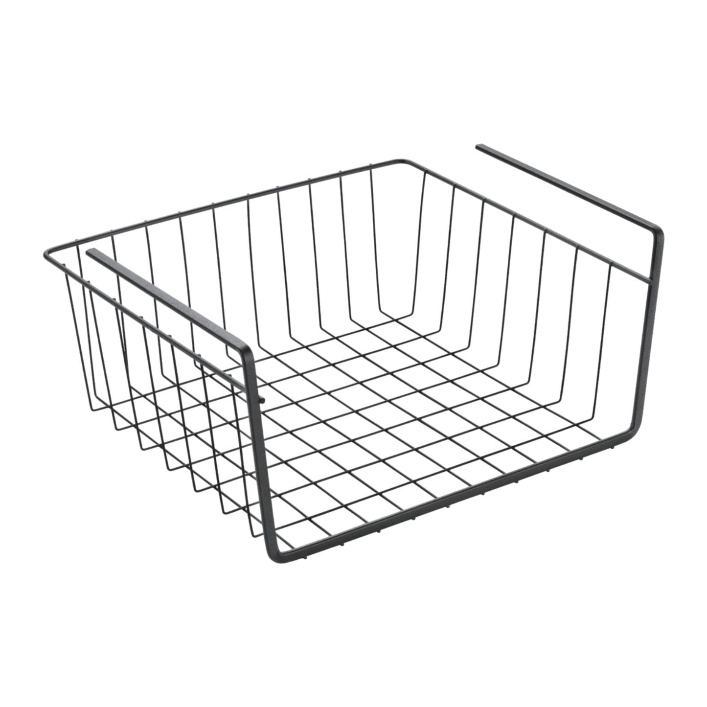 Metaltex Schwarzer Unterschrankkorb 30x26x14 cm – Platzsparender Küchen-Organizer aus Metalldraht 