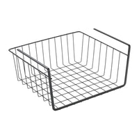 Metaltex Schwarzer Unterschrankkorb 30x26x14 cm – Platzsparender Küchen-Organizer aus Metalldraht 