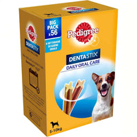 Pedigree – Dentastix für kleine Hunde (5–10 kg) – 105 Snacks für die Mundhygiene in 15 Packungen mit je 7 Stück 