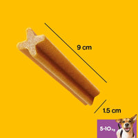 Pedigree – Dentastix für kleine Hunde (5–10 kg) – 105 Snacks für die Mundhygiene in 15 Packungen mit je 7 Stück 