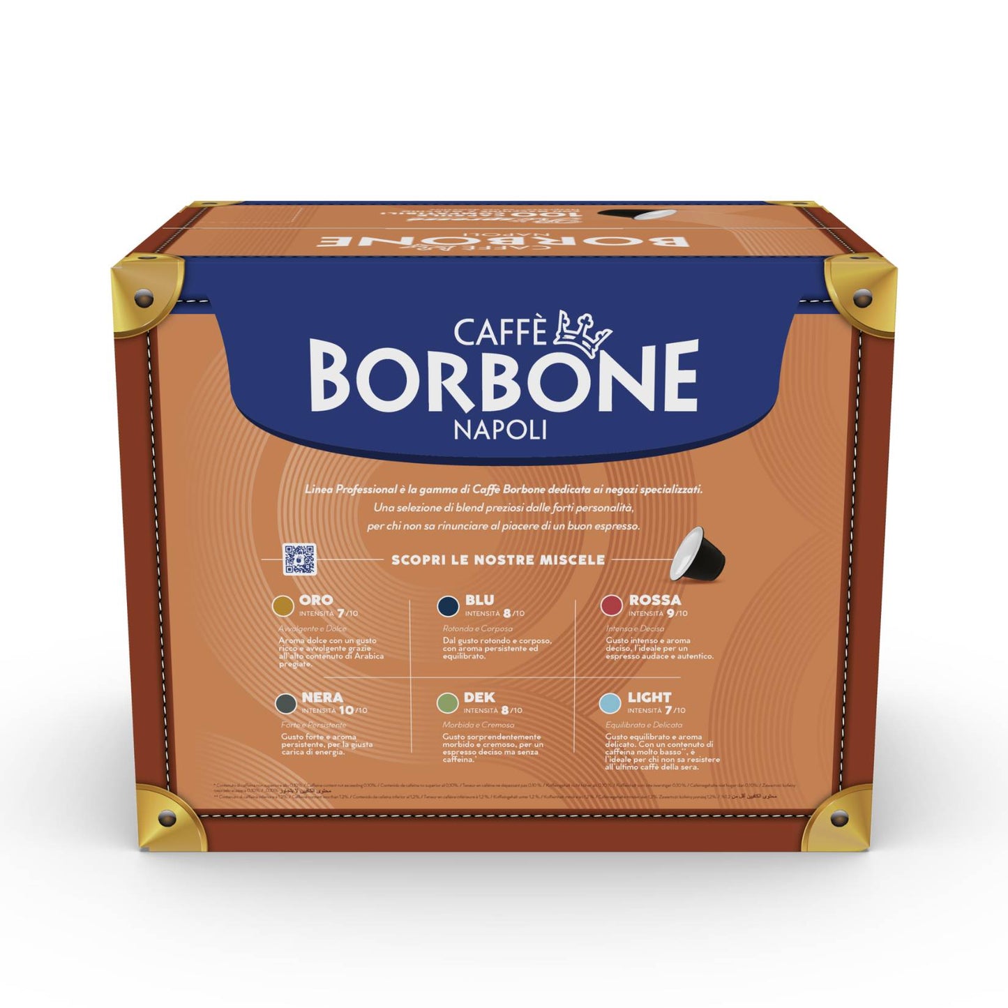 Caffè Borbone – Nespresso-kompatible Kapseln – Respresso Blue Blend 
