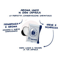 Caffè Borbone – Nespresso-kompatible Kapseln – Respresso Blue Blend 