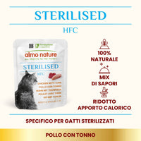 Almo Nature – Holistic Hairball – Nassfutter für erwachsene Katzen mit Rindfleisch – (30 Beutel à 70 g) 