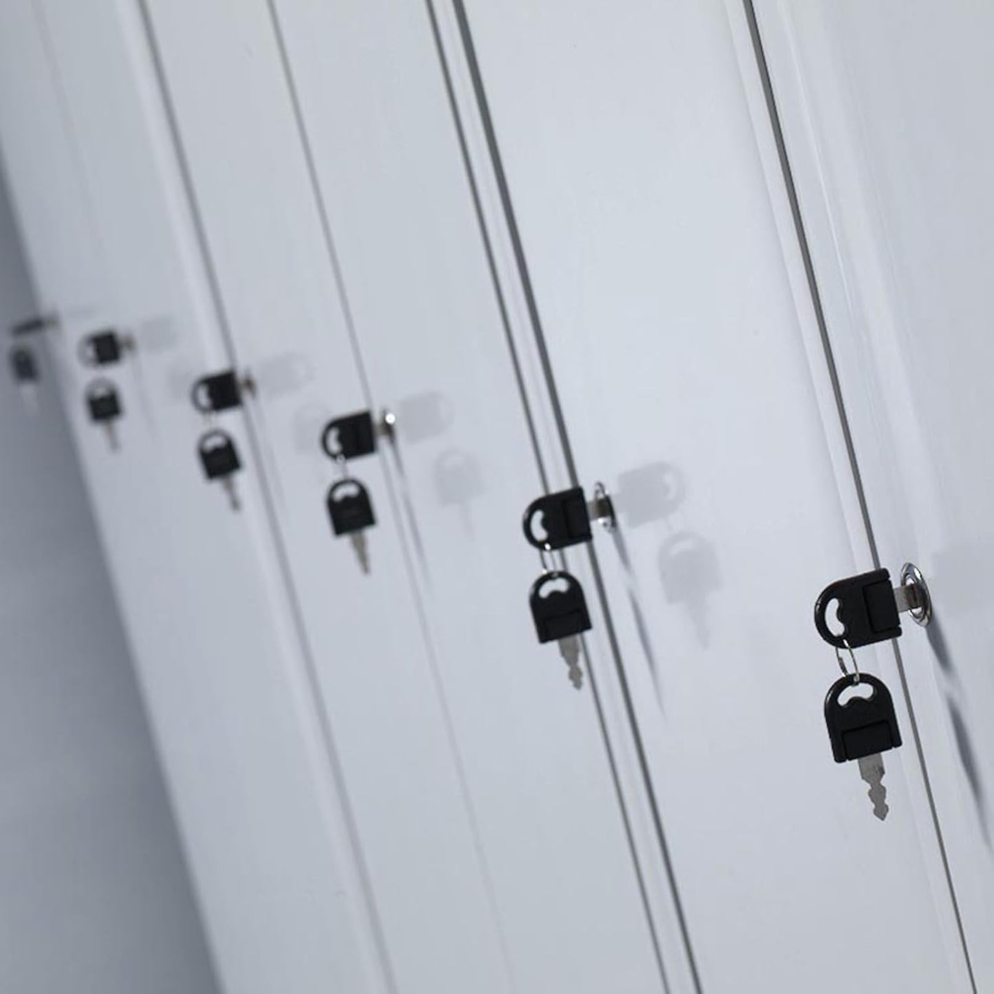 Garofalo – Einfacher professioneller Umkleideraum – Abschließbarer 1-türiger Umkleideraum für Schmutz-/Sauberräume mit Schlüssel – 59 x 39 x 175 H 