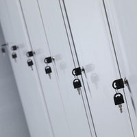 Garofalo – Einfacher professioneller Umkleideraum – Abschließbarer 1-türiger Umkleideraum für Schmutz-/Sauberräume mit Schlüssel – 59 x 39 x 175 H 