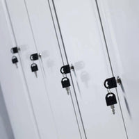 Garofalo – Easy Professional Umkleideraum – 1-türige Schmutz-/Sauber-Schließfacheinheit mit Schlüssel – 39 x 175 x 39 