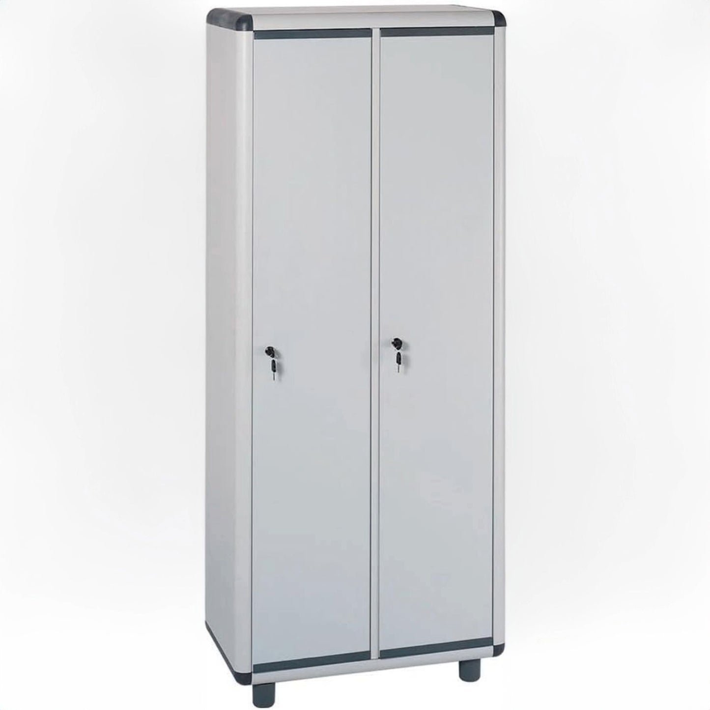 Garofalo – Easy Professional Locker Room – 2-türiger Schmutz-/Sauber-Umkleideraum mit Schlüssel – L72xT39xH175 cm. 