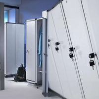 Garofalo – Easy Professional Locker Room – 2-türiger Schmutz-/Sauber-Umkleideraum mit Schlüssel – L72xT39xH175 cm. 