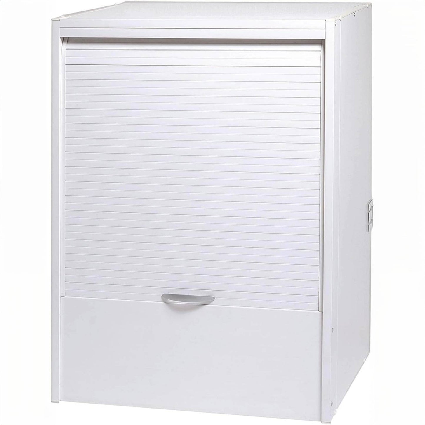 Garofalo – Rollbarer Waschmaschinenschrank aus Kunstharz – L67xT59xH91cm 