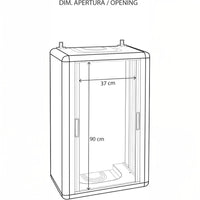 Garofalo – Kesselschutzschrank – Farbe Grau 