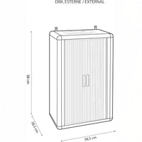 Garofalo – Kesselschutzschrank – Farbe Grau 