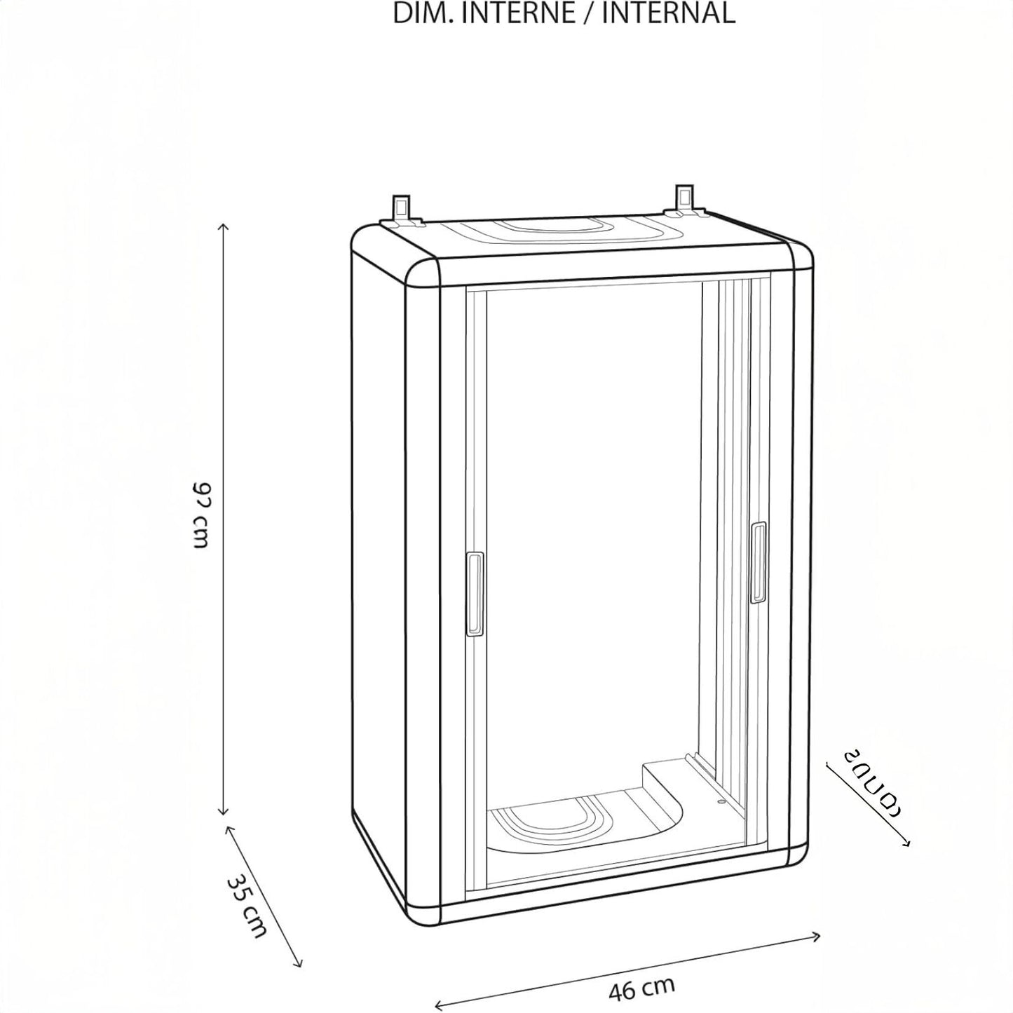 Garofalo – Kesselschutzschrank – Farbe Grau 