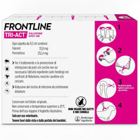 FRONTLINE TRI-ACT Cani 2-5 Kg – 3 Pipette – Antiparassitario BOEHRINGER – Protezione contro Pulci, Zecche e Pappataci