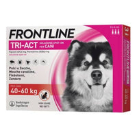 FRONTLINE TRI-ACT Cani 40-60 Kg – 3 Pipette – Antiparassitario BOEHRINGER – Protezione contro Pulci, Zecche e Pappataci
