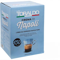 Caffè Toraldo - 150 Cialde Filtro Carta ESE 44 mm - Crema di Napoli
