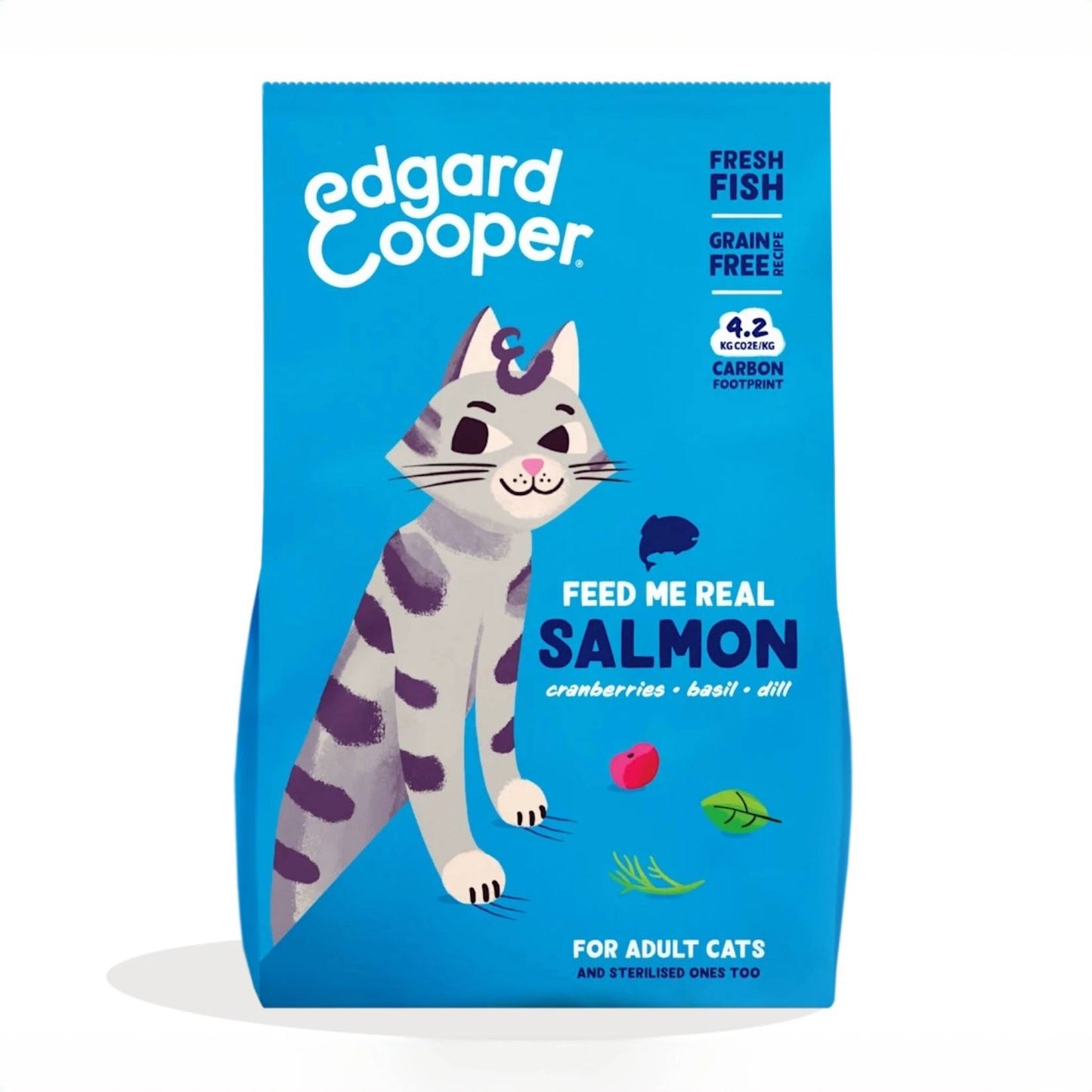 Edgard &amp; Cooper - Katzen-Trockenfutter - Frischer Lachs - 4 kg 