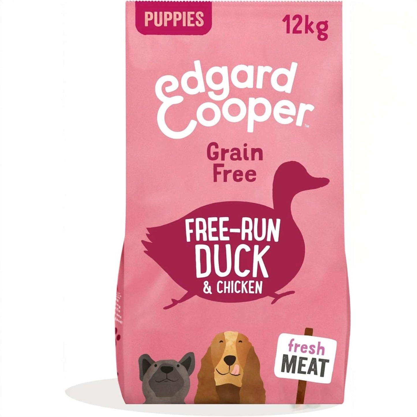 Edgard &amp; Cooper – Crochette Hundefutter – Welpen – Ente/Huhn – 12 kg 