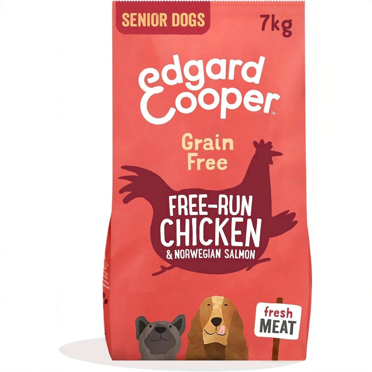 Edgard &amp; Cooper - Hundetrockenfutter - Senior - Lachs/Huhn - 7 kg 