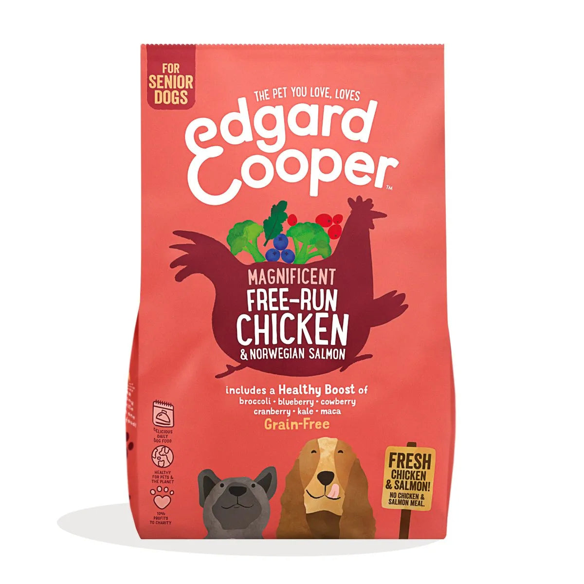 Edgard &amp; Cooper - Hundetrockenfutter - Senior - Lachs/Huhn - 7 kg 