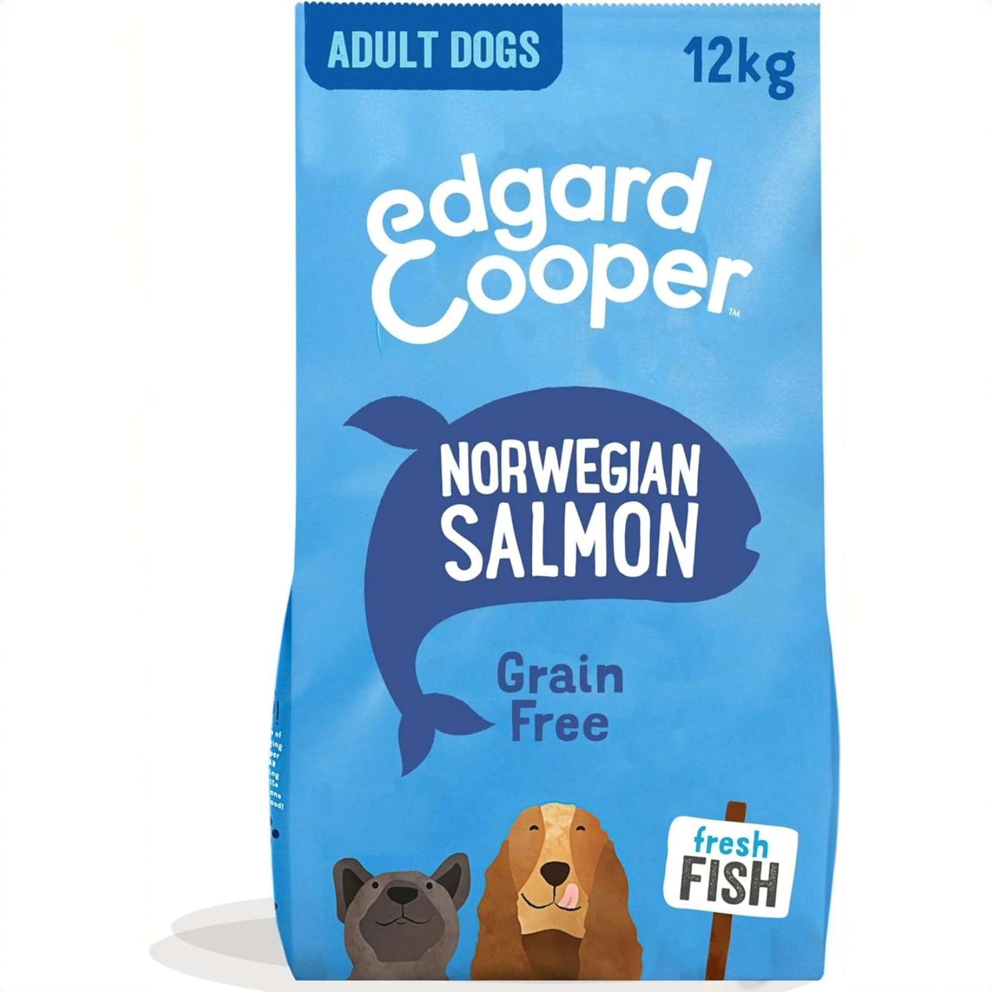 Edgard &amp; Cooper - Trockenfutter für Hunde - Erwachsene - Frischer Lachs - 12 kg